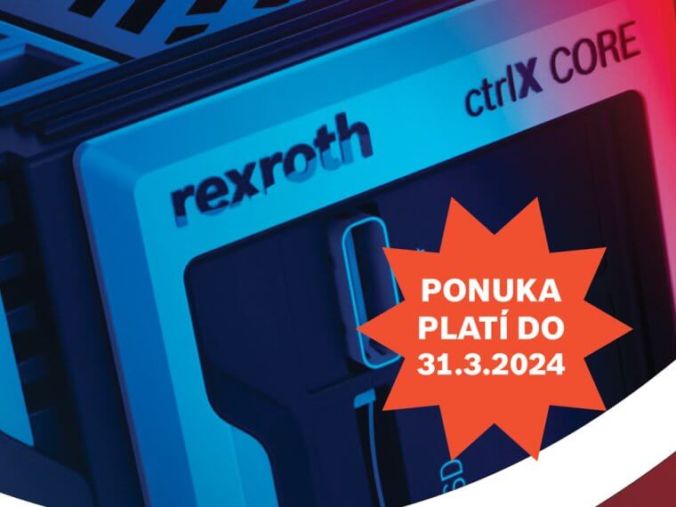 Akčná ponuka produktov HMI a IPC od Bosch Rexroth z rady ctrlX Automation